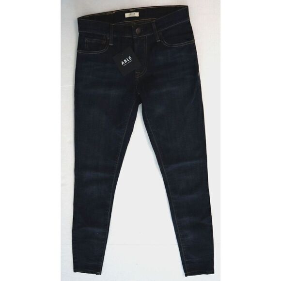 Able x Fashionable Women's Sz 25 The Skinny Carla Dark Wash Jeans - Picture 2 of 10